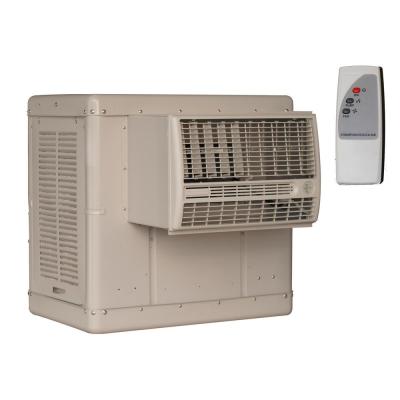 3300 CFM 2-Speed Window Evaporative Cooler for 800 sq. ft. (with Motor and Remote Control)